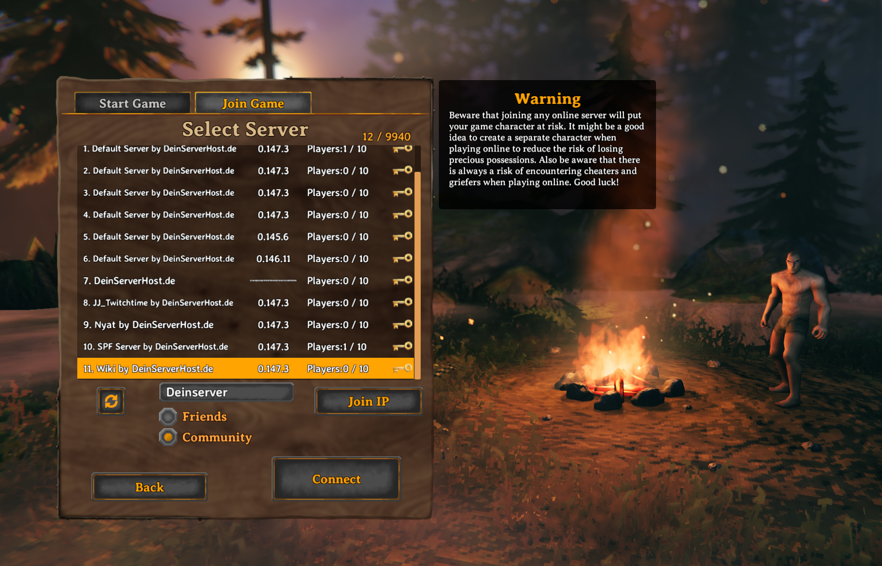 Valheim Server Browser